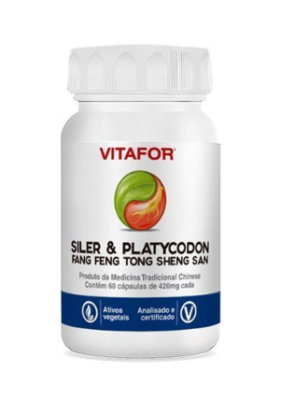 Siler & Platycodon - 60 Cápsulas - Vitafor