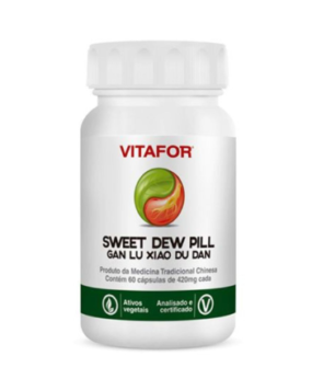 Sweet Dew Pill (Gan Lu Xiao Du Dan) - 60 Cápsulas - Vitafor